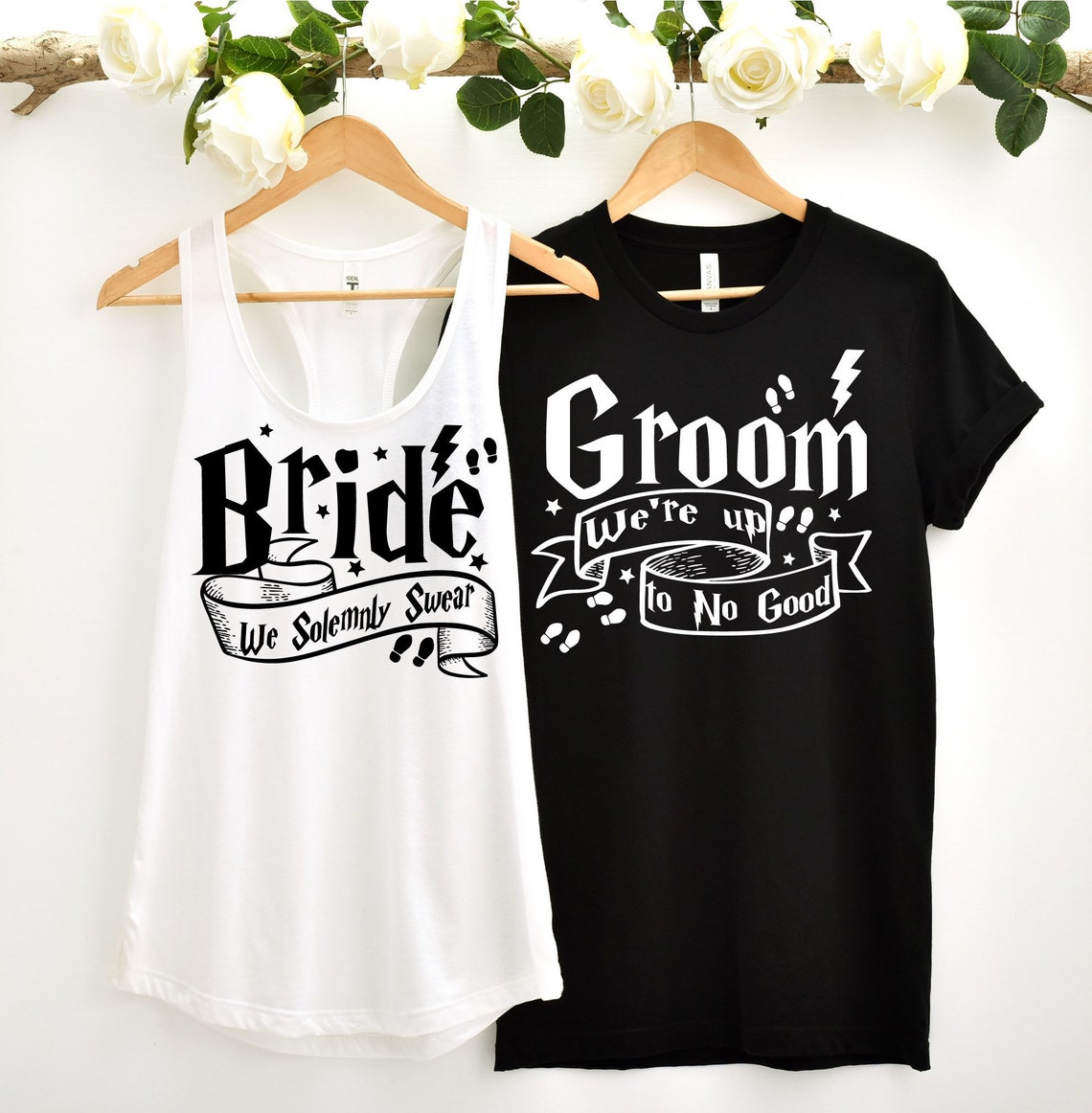 Bride and groom shirts Couples matching vacation shirts | Etsy