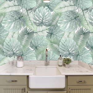 Papel tapiz extraíble tropical, papel tapiz pelado y pegado, papel de pared tropical, eliminar papel tapiz tropical, papel tapiz murales