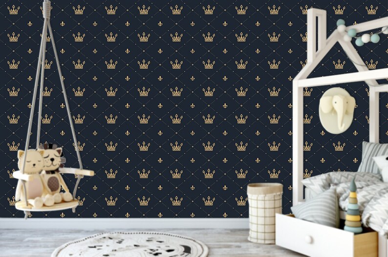 Nursery Peel and Stick Wallpapernursery Decor Removable Etsy