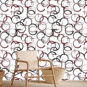 Wall paper peel and Stick Geometric, Removable wall paper Geometric, Remove Wall paper geometrical