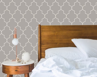 Peel and stick wallpaper Gray, Removable wallpaper geometric , Gray geometric wallpaper,Wall paper peel and Stick