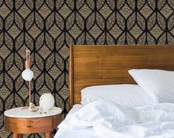 Geometric Peel and Stick Wallpaper: Modern Removable Wall Decor