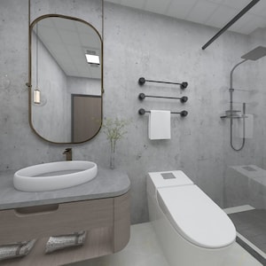 Textured light grey removable wallpaper,  concrete light grey peel and stick wallpaper,  cement removable wallpaper size roll 24&#39;&#39;w x 120&#39;&#39;h