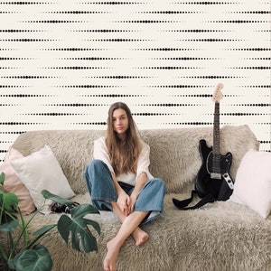 Wallpaper peel and stick dots, Removable wall paper  dots,Modern wallpaper removable, Nursery peel and Stick wallpaper.