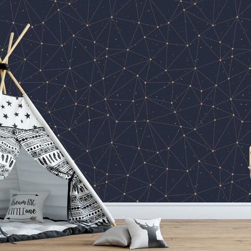 Constellation Removable Wallpaper Wallpaper Peel and Stick - Etsy