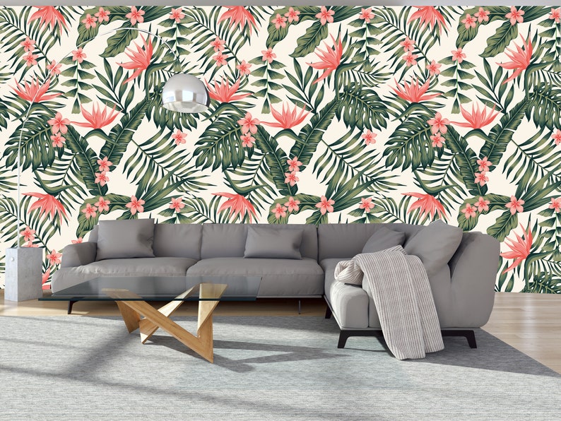 Dutch Wallpaper Floral Wallpaper Peel and Stick Wall Paper Etsy