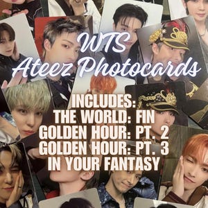 Ateez Official Photocards