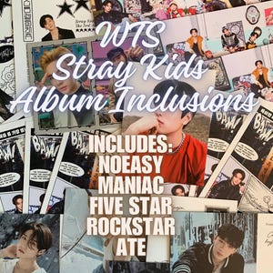Stray Kids Album Inclusions (Postcards, Stickers, Mini Posters)