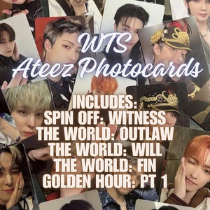 Ateez Official Photocards