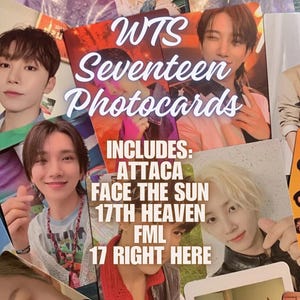 Seventeen Official Photocards