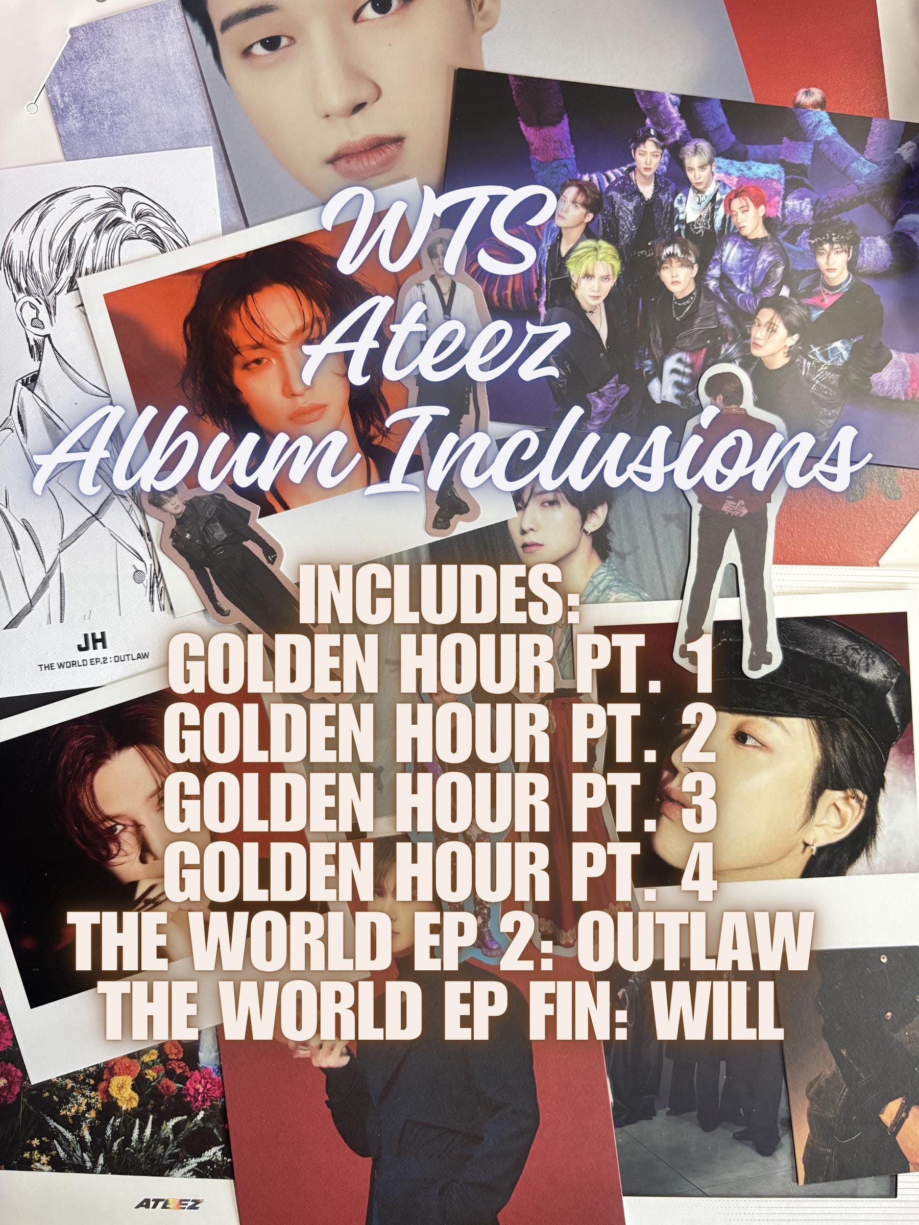 Ateez Postcard - Etsy