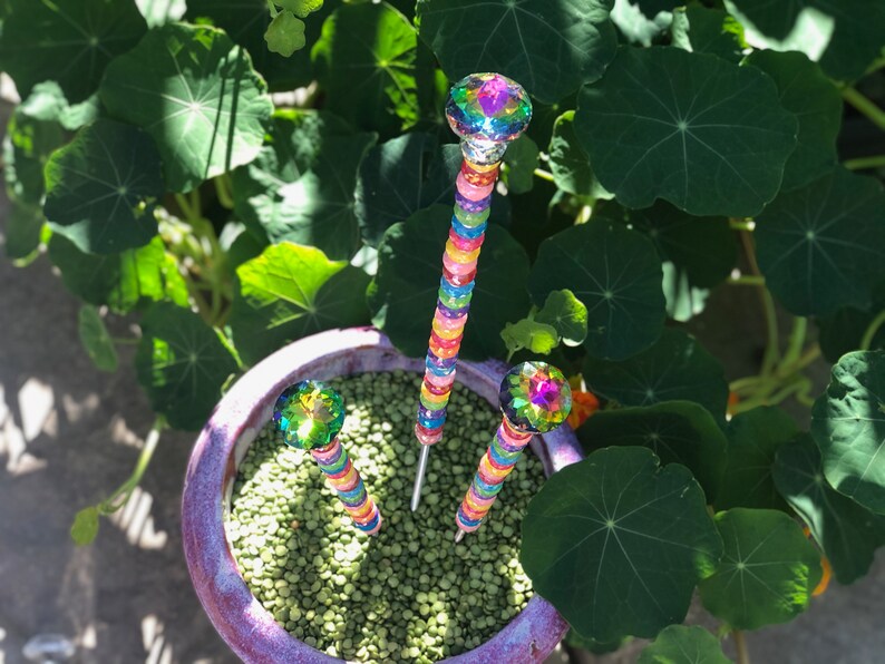 Garden Fairy Wands for adding whimsy to your potted plants or Etsy