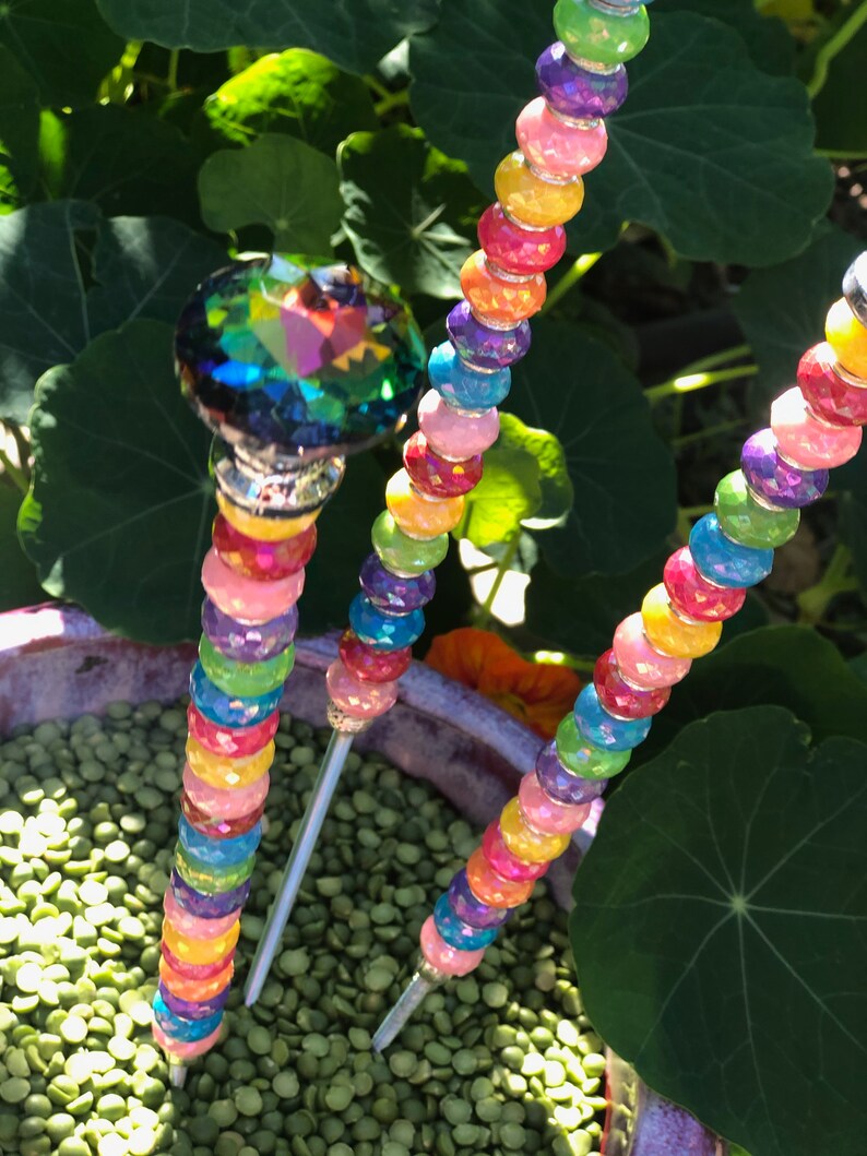 Garden Fairy Wands for adding whimsy to your potted plants or Etsy