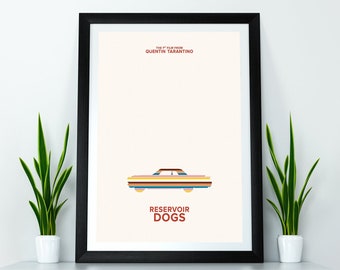 Reservoir Dogs // Retro Minimalist Movie Print // Quentin Tarantino (Alt)