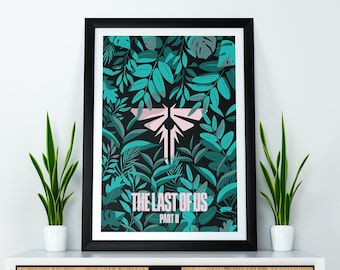 The Last of Us Part II // Minimalist Game Print // A3 & A2 // Naughty Dog, PS4, PS5