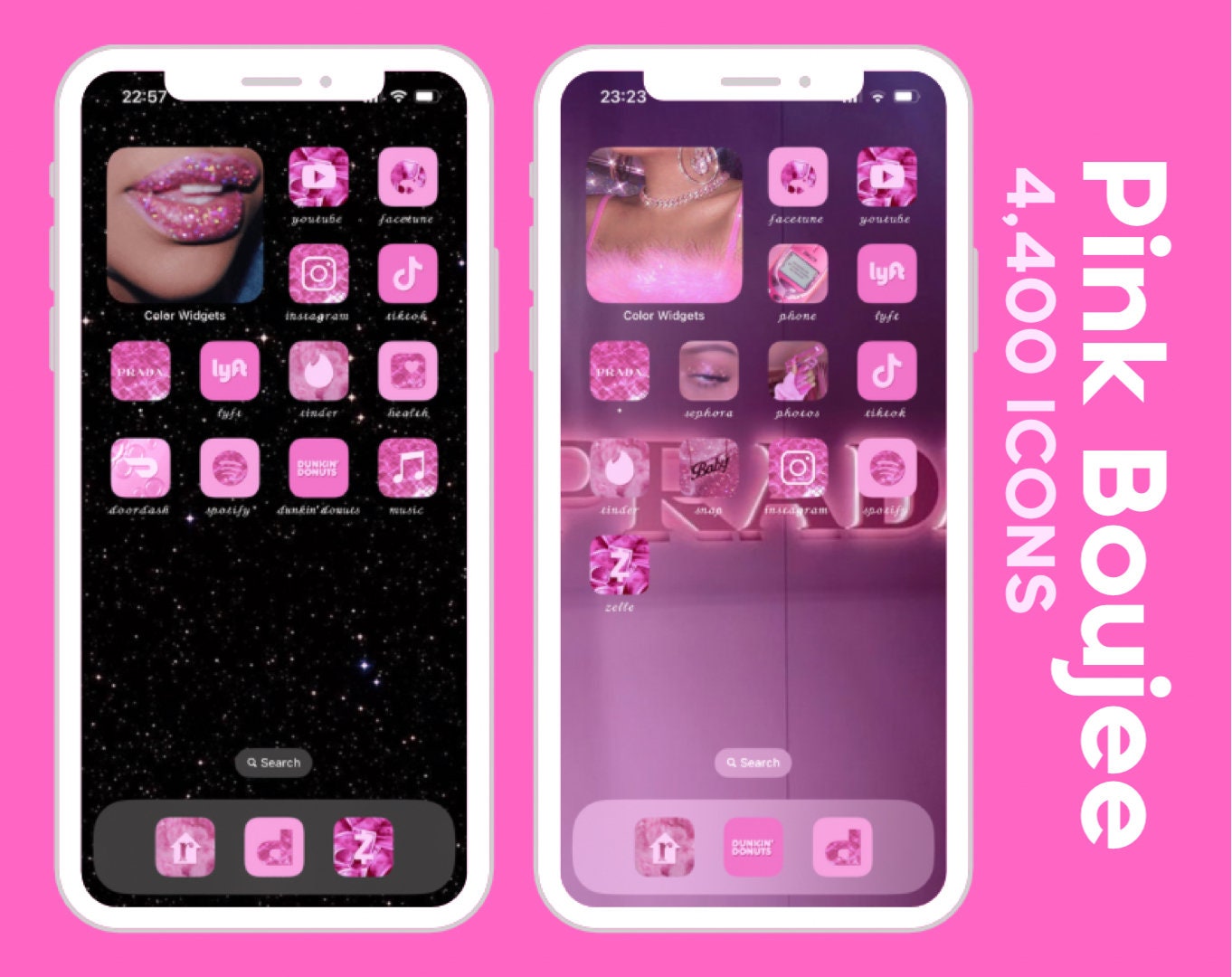 Bougie Bitch Ios App Icons Bundle Screen Customization -  Sweden