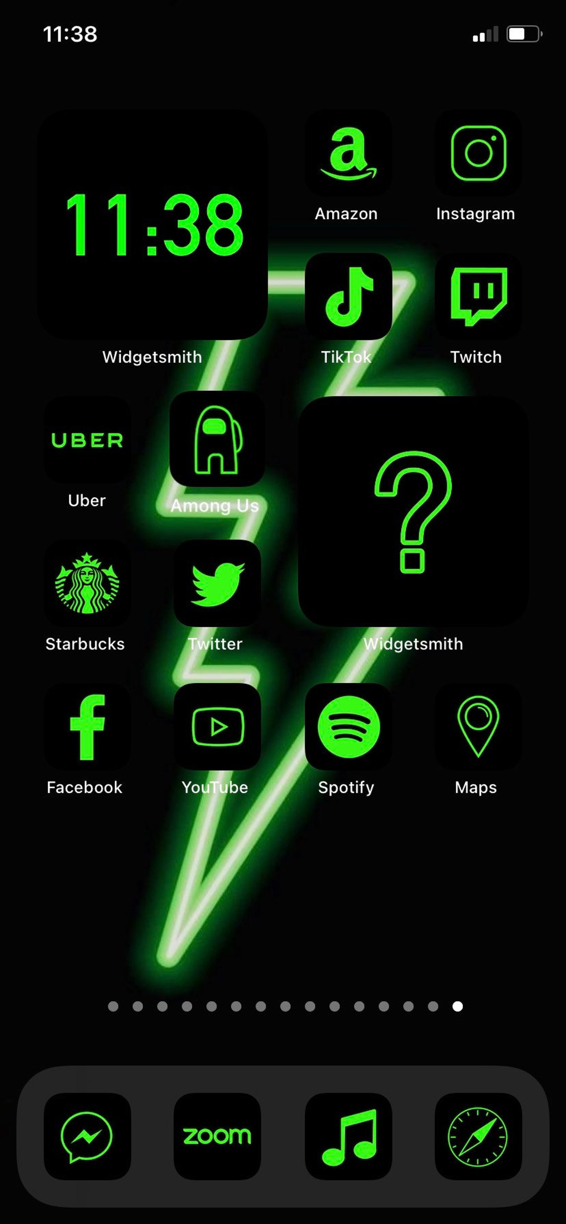 30.000 App Icons Green Neon iOS 14 Aesthetic Home Screen Etsy