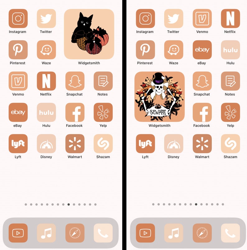 Halloween Aesthetic iPhone App Icons Witch iOS 14 App Icon Halloween Aesthetic iPhone App Icons Witch iOS 14 App Icon