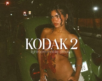 20 Lightroom Voreinstellungen Mobile Kodak | Fuji Film, Warm, 90er Jahre Analog, Outdoor, Indoor, Sommer, Blogger Presets Instagram Influencer Filter