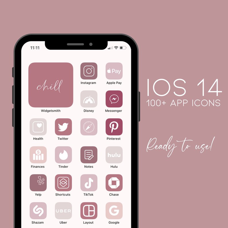 100 App Icons iOS 14 Rose Pink Pastel Soft Lilac Color Etsy 100 App Icons iOS 14 Rose Pink Pastel Soft Lilac Color Etsy