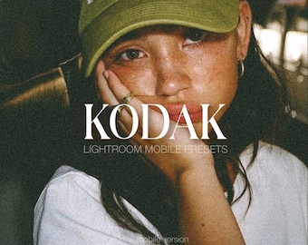 20 Lightroom Voreinstellungen Mobile Kodak | Fuji Film, Warm, 90er Jahre Analog, Outdoor, Indoor, Sommer, Blogger Presets Instagram Influencer Filter