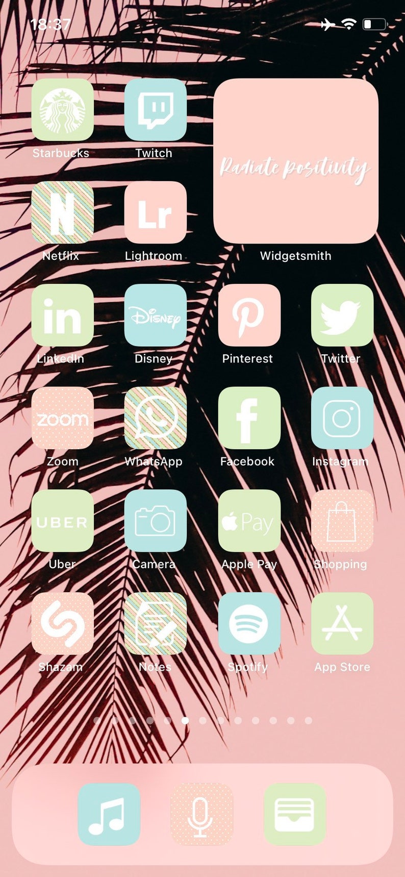 Soft Pink App Icons Alittleflower Soft Pink App Icons Alittleflower