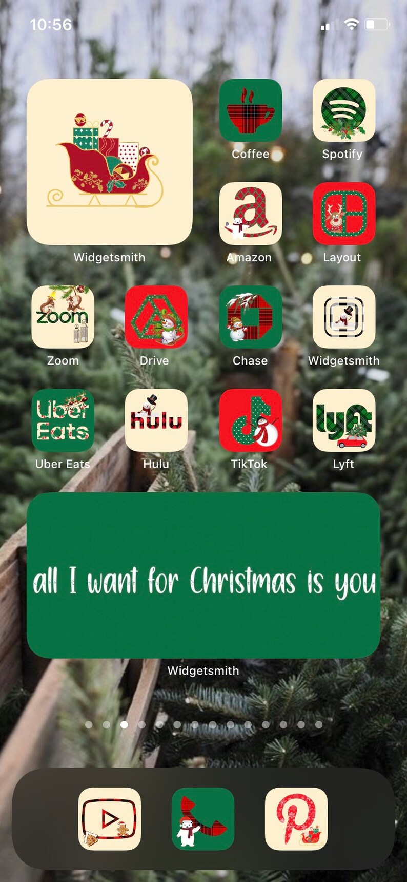 App Icons Vintage Christmas Ios 14 | Xmas, Red and Green, Holidays ...