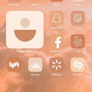 Peach Facetime Icon