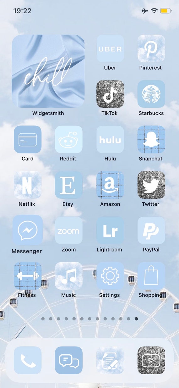 App Icons Sky Blue Pastel Silver Glitter Minimalist Etsy Singapore App Icons Sky Blue Pastel Silver Glitter Minimalist Etsy Singapore
