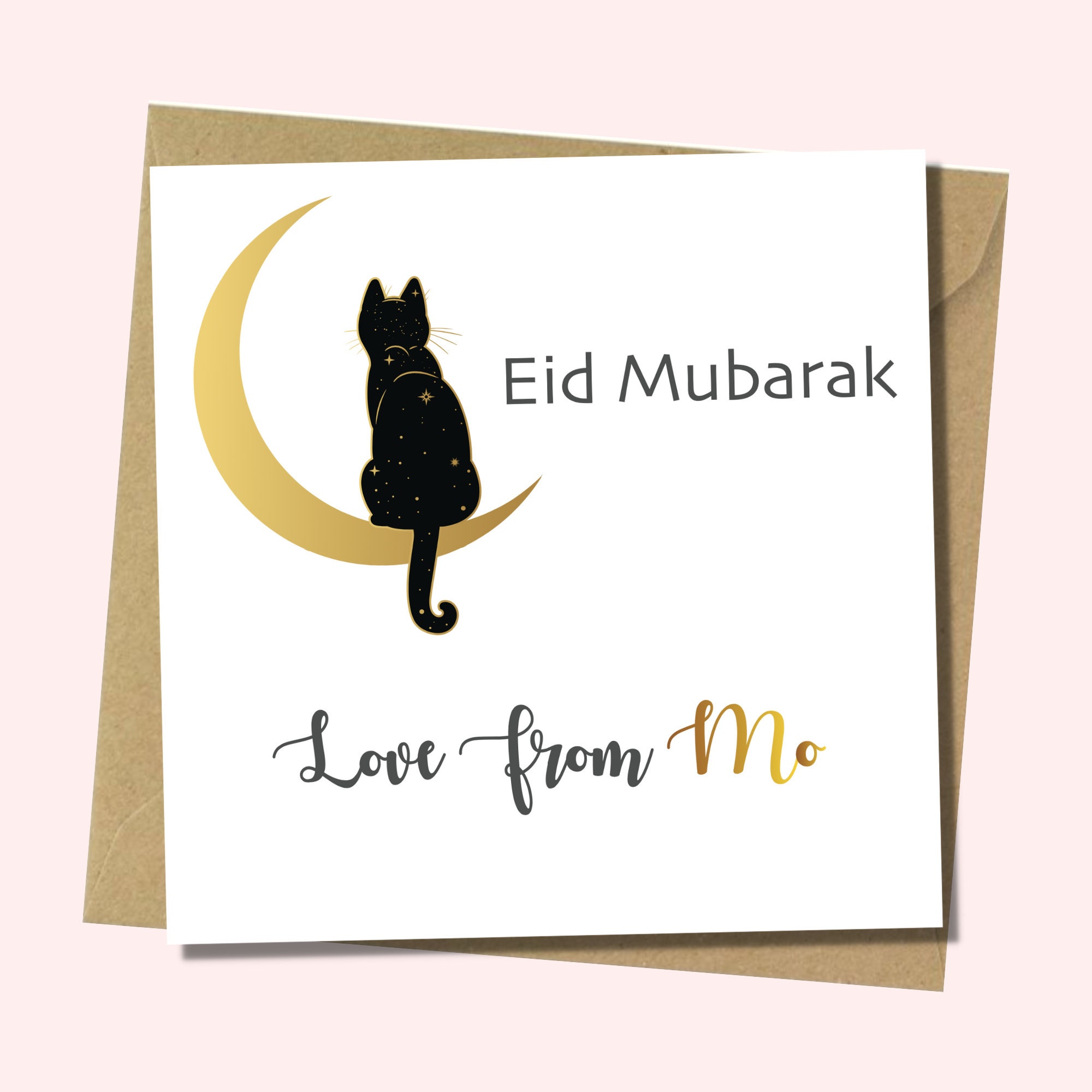 Eid Card Eid Greetings Cute Personalised Greeting Card Etsy
