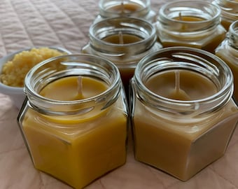 Bougie de cire d’abeille d’aromathérapie - Mélange de confort détendu