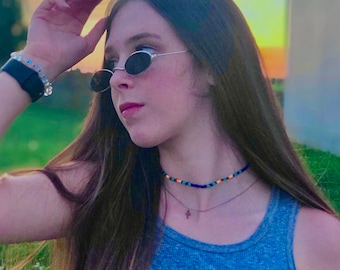 Midnight Sunset Choker - Colorful Choker