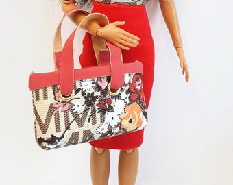 Doll purse, red doll handbag