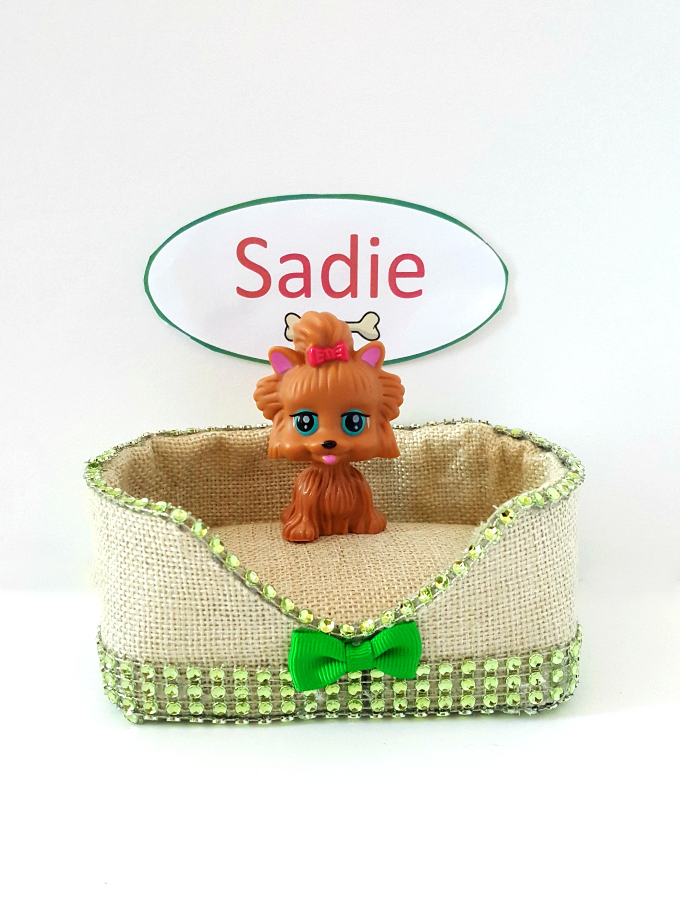 Doll Pet Bed Miniature Dog Bed Miniature Pet Bed Dollhouse Etsy
