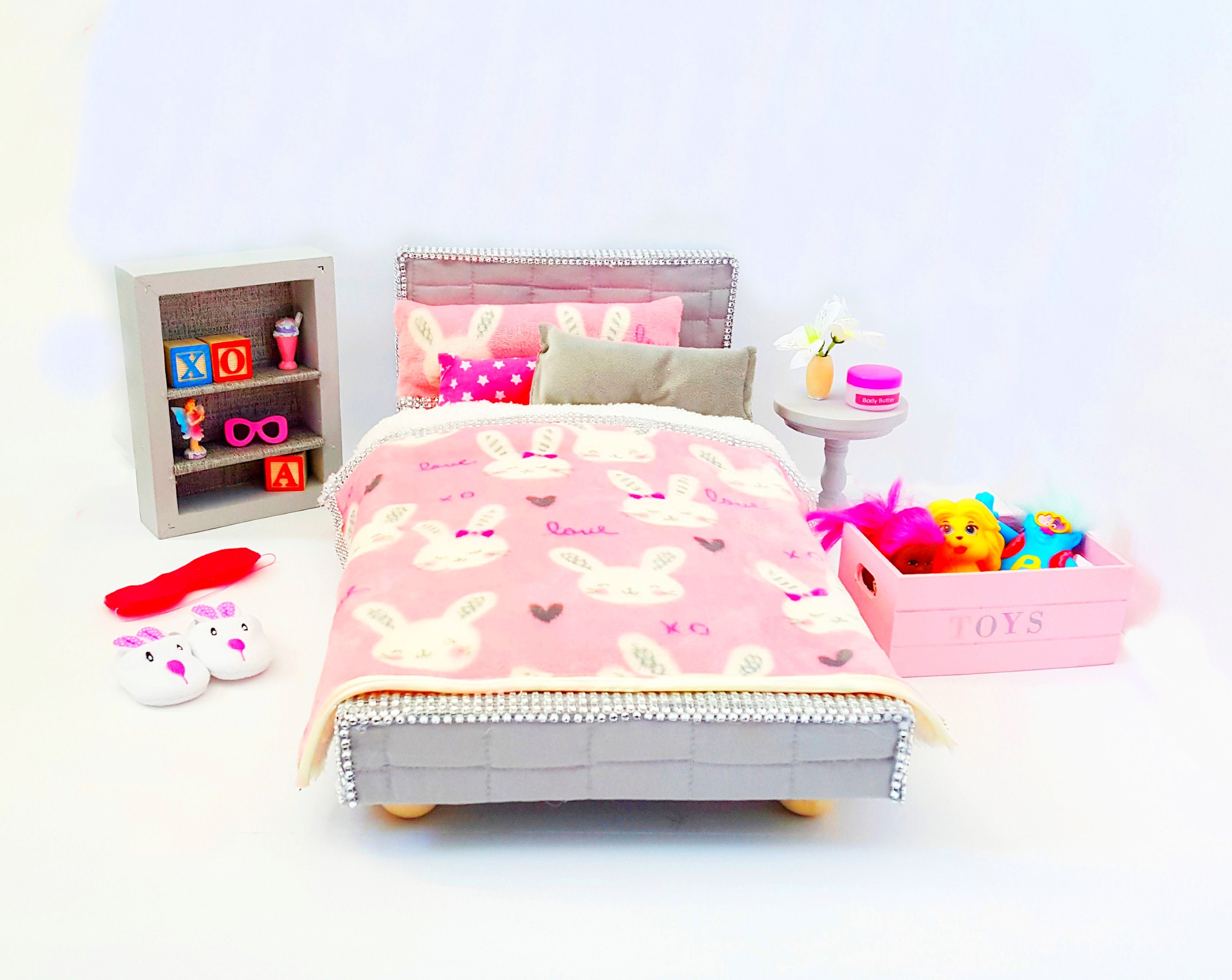 18 Inch Doll Bedroom American Girl Bedroom Set Miniature Etsy