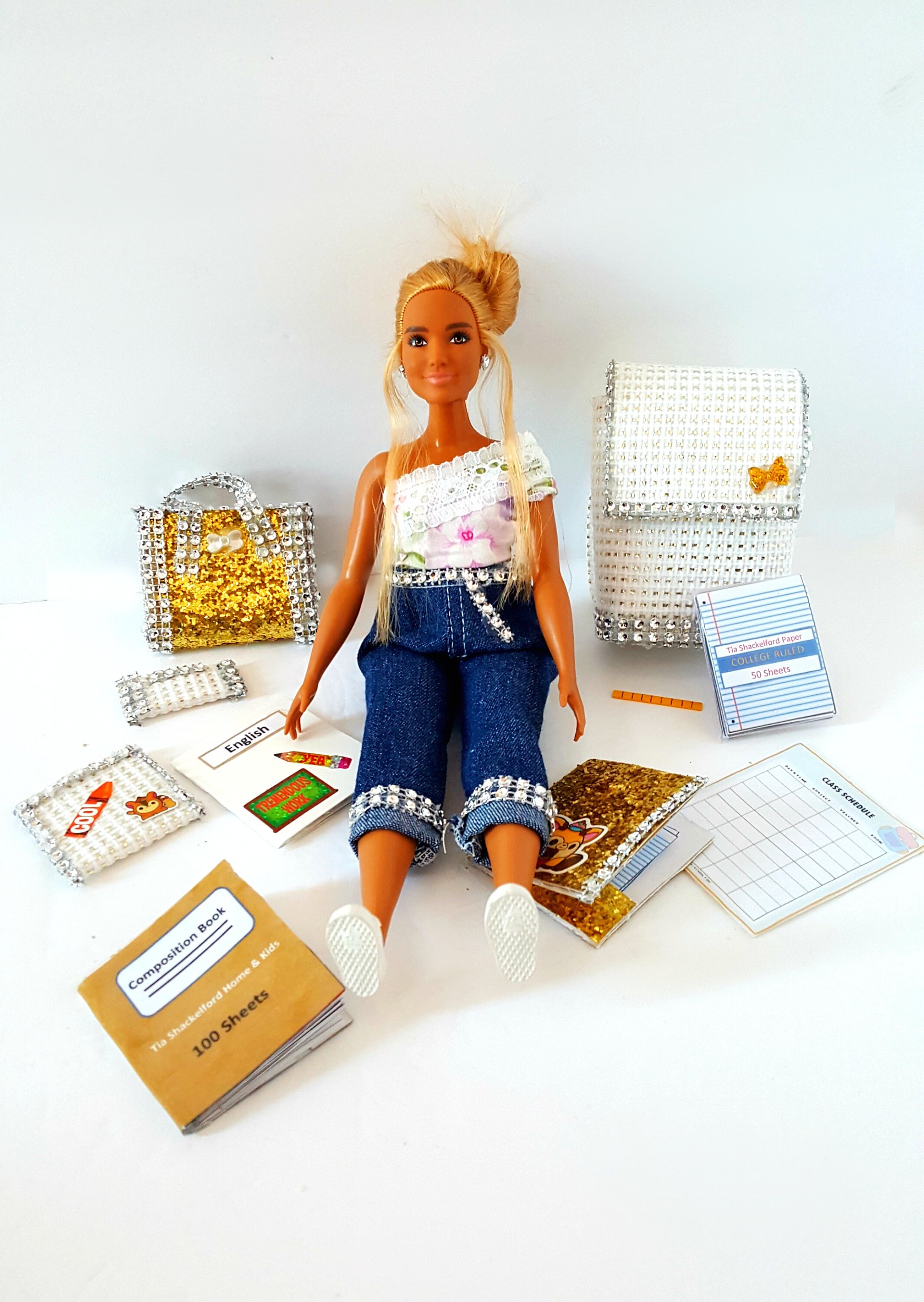 Doll School Supplies Miniature School Supplies Miniature Etsy