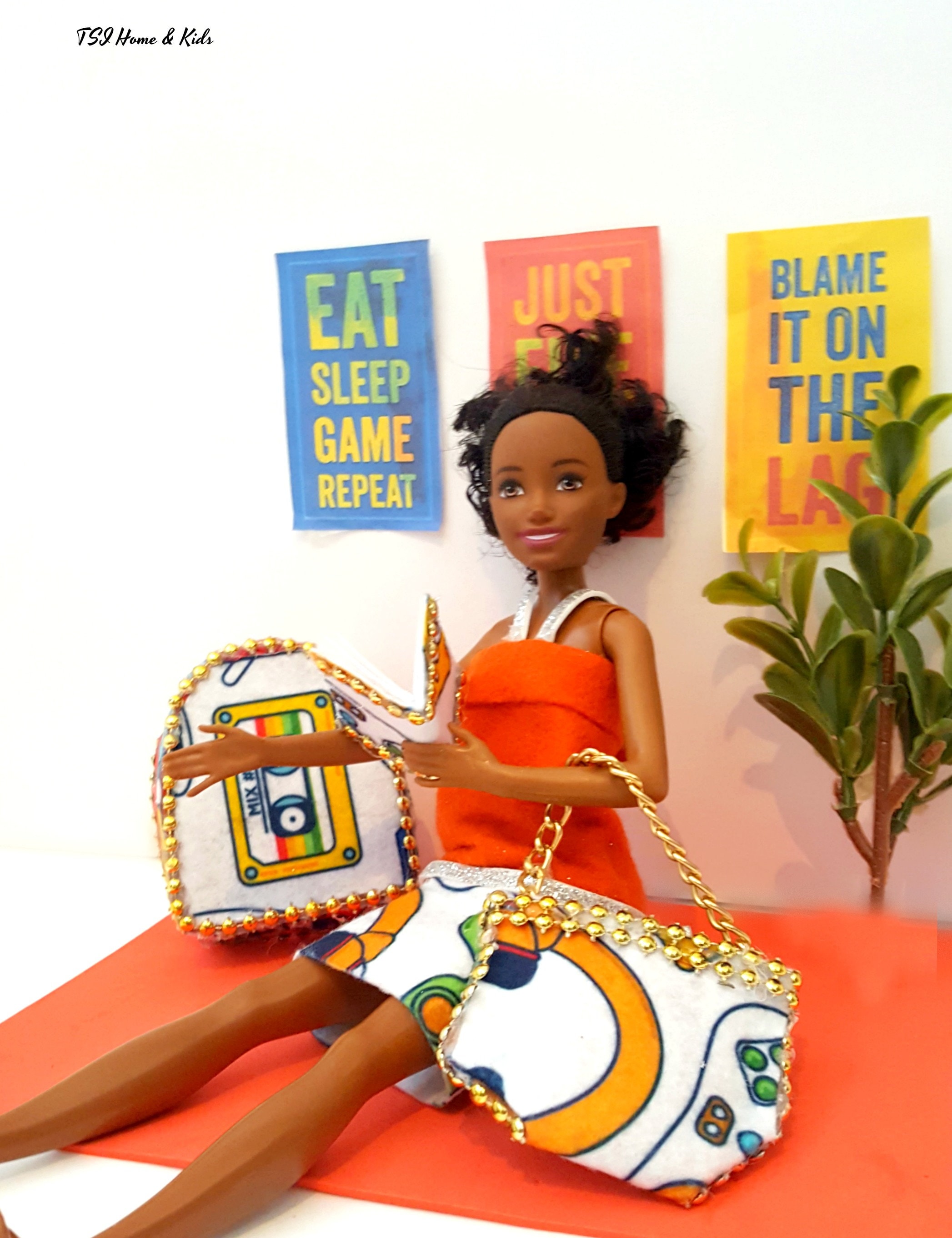 Miniature Backpack Doll Handbag Doll Accessory Set Doll Etsy