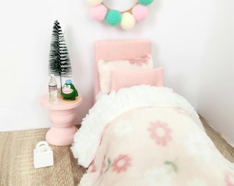 1:12 scale doll bedroom, dollhouse bedroom furniture