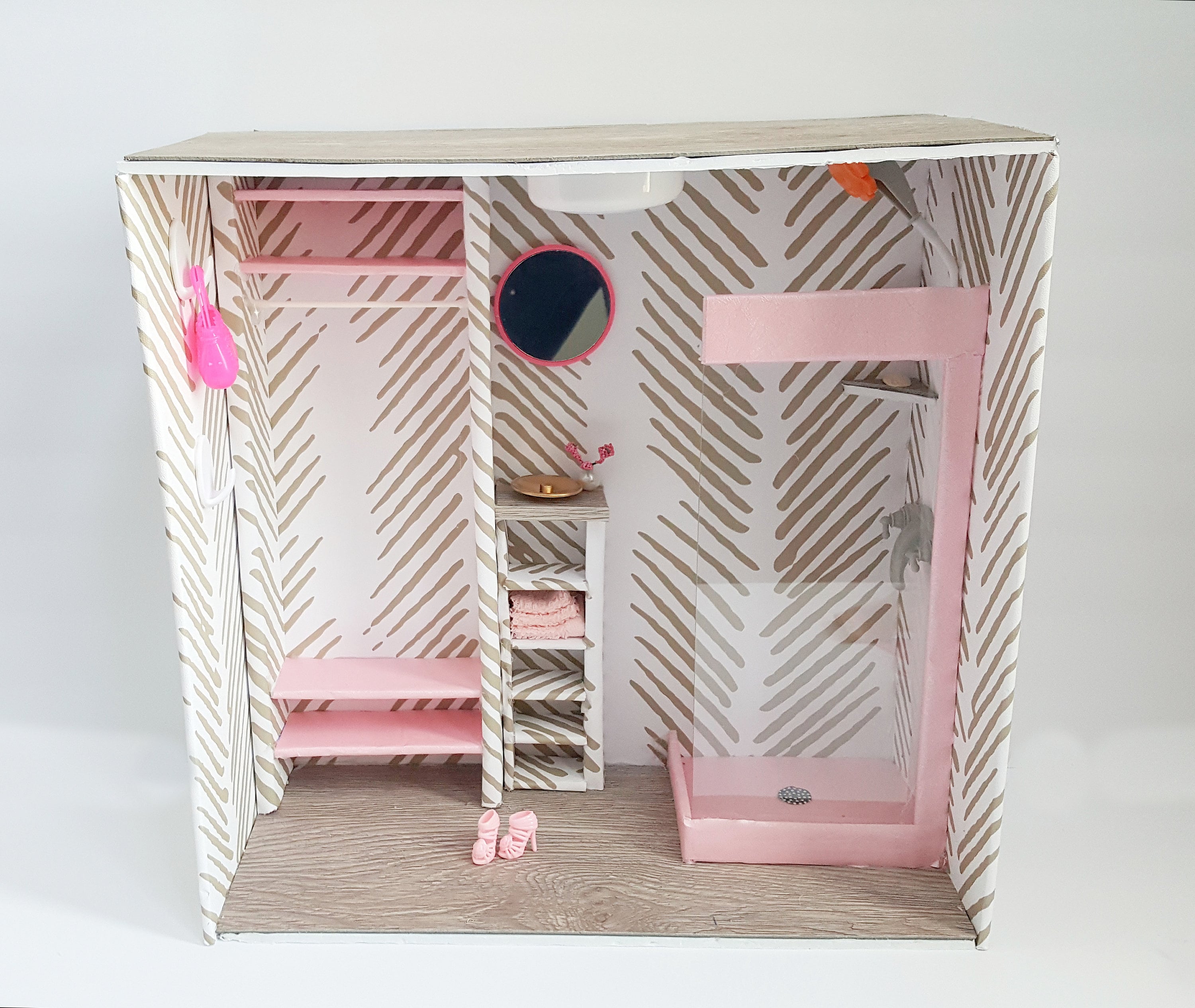 Doll Closet Doll Wardrobe Closet Miniature Bathroom 16 Etsy