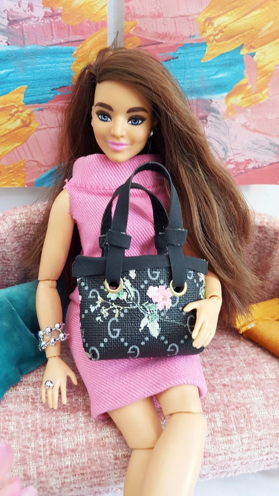 Designer purse miniature for doll