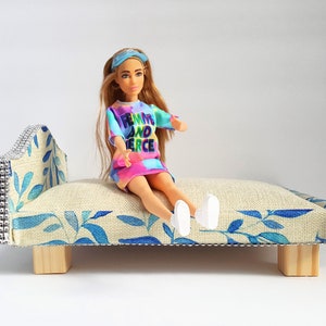 Puppenhaus Schlafzimmer Set Barbie Puppenbett Mädchen | Etsy