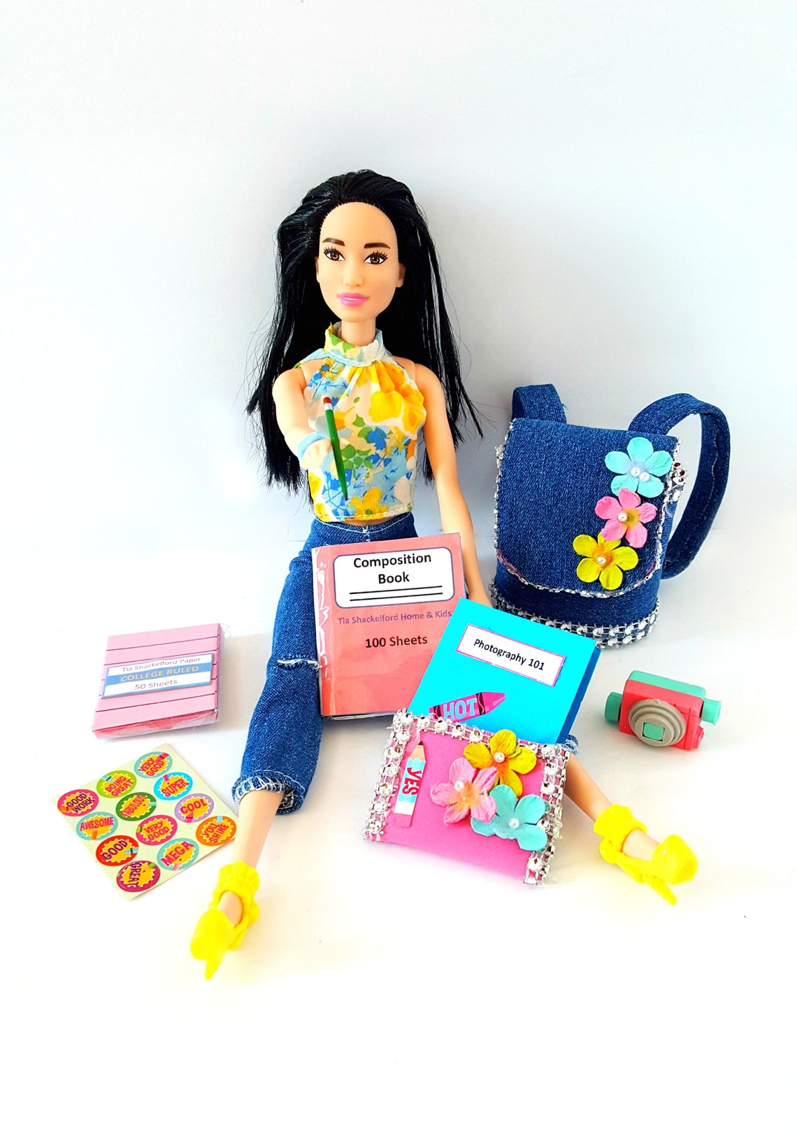 Miniature school supplies doll school supplies miniature Etsy