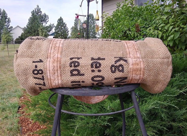 Coffee sack duffel purse