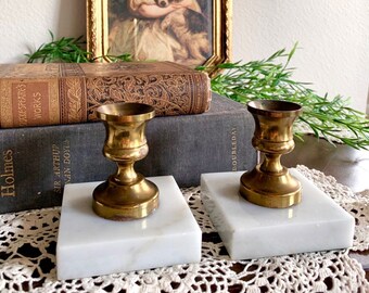 Baldwin Made In The Usa Vintage Brass Candlestick Holders Pair 5 Set Of Brass Candle Holder Boho Moroccan Chic Mid Century Modern Decor In 2020 Vintage Brass Candlesticks Brass Candle Candlestick Holders