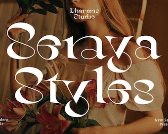 Seraya Modern Grotesk Font: High Contrast Display Font