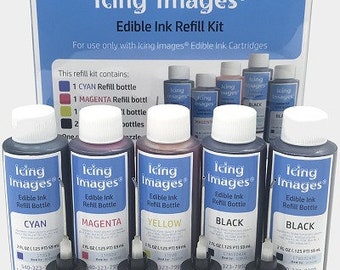 Edible Ink Refill Kit, Icing Images