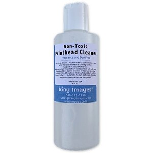 May include: A clear plastic bottle of non-toxic printhead cleaner, labeled "Non-Toxic Printhead Cleaner" with the brand name "Icing Images" and the slogan "Fragrance and Dye Free".