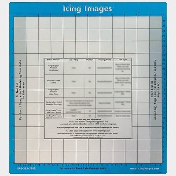 Food-Safe Mats, Icing Images