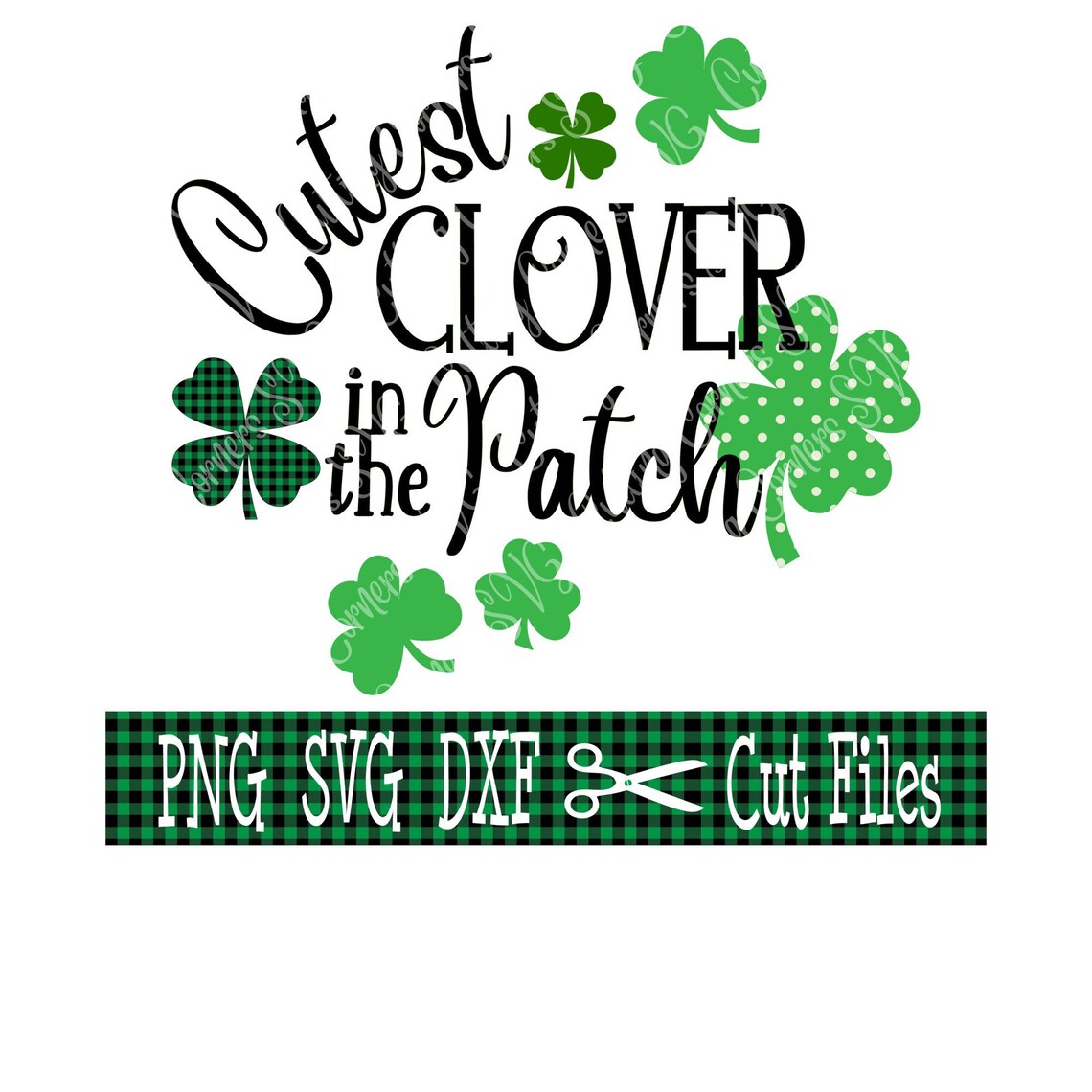 Cutest Clover In The Patch SVG Kids St Patricks day SVG | Etsy