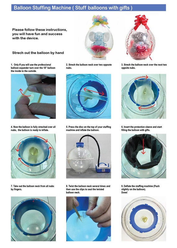 DIY Balloon Stuffer  How to stuff a balloon without a machine. 